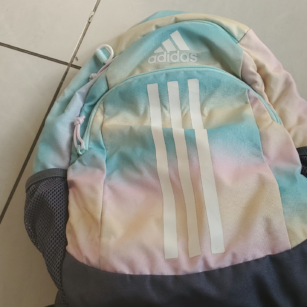 Adidas Multicolor Tie-Dye Backpack